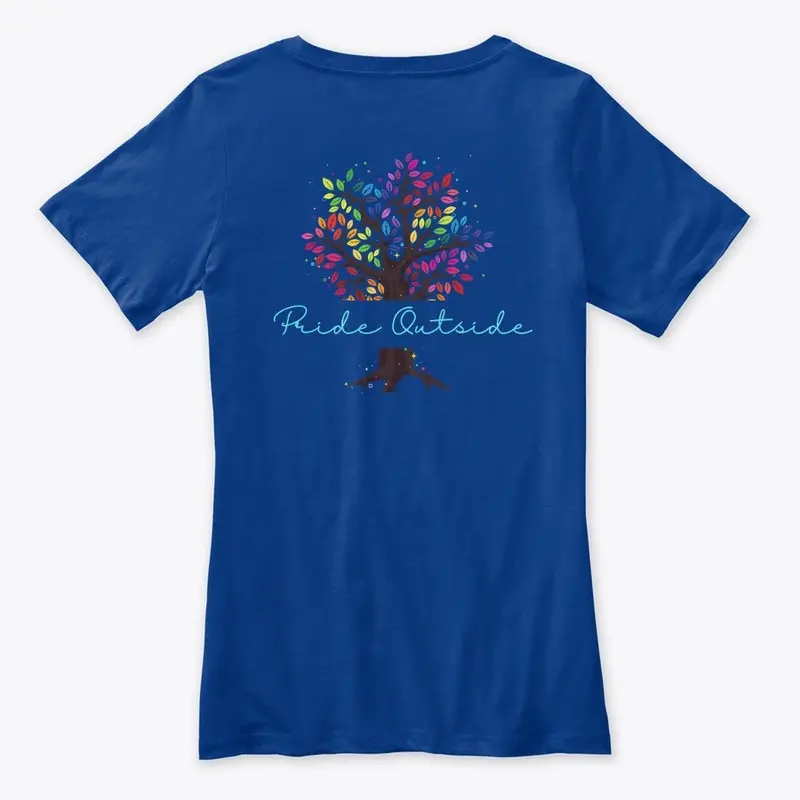 Pride Outside Tree V-Neck